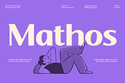 Mathos – Sans Display Family, a Sans Serif Font by OV Type (Thumbnail 1 of 10)