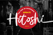 Hitoshi SVG Font, a Script Font by Olexstudio (Thumbnail 1 of 5)
