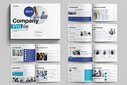Company Profile Template Landscape, a Brochure Template by E-Type (Thumbnail 1 of 7)