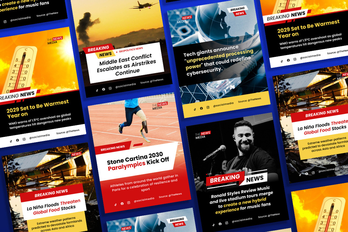 Breaking News - Social Media Post, a Social Media Template by Jiwstudio (Photo 3 of 4)