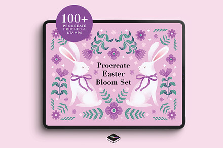 Procreate Easter Bloom Set