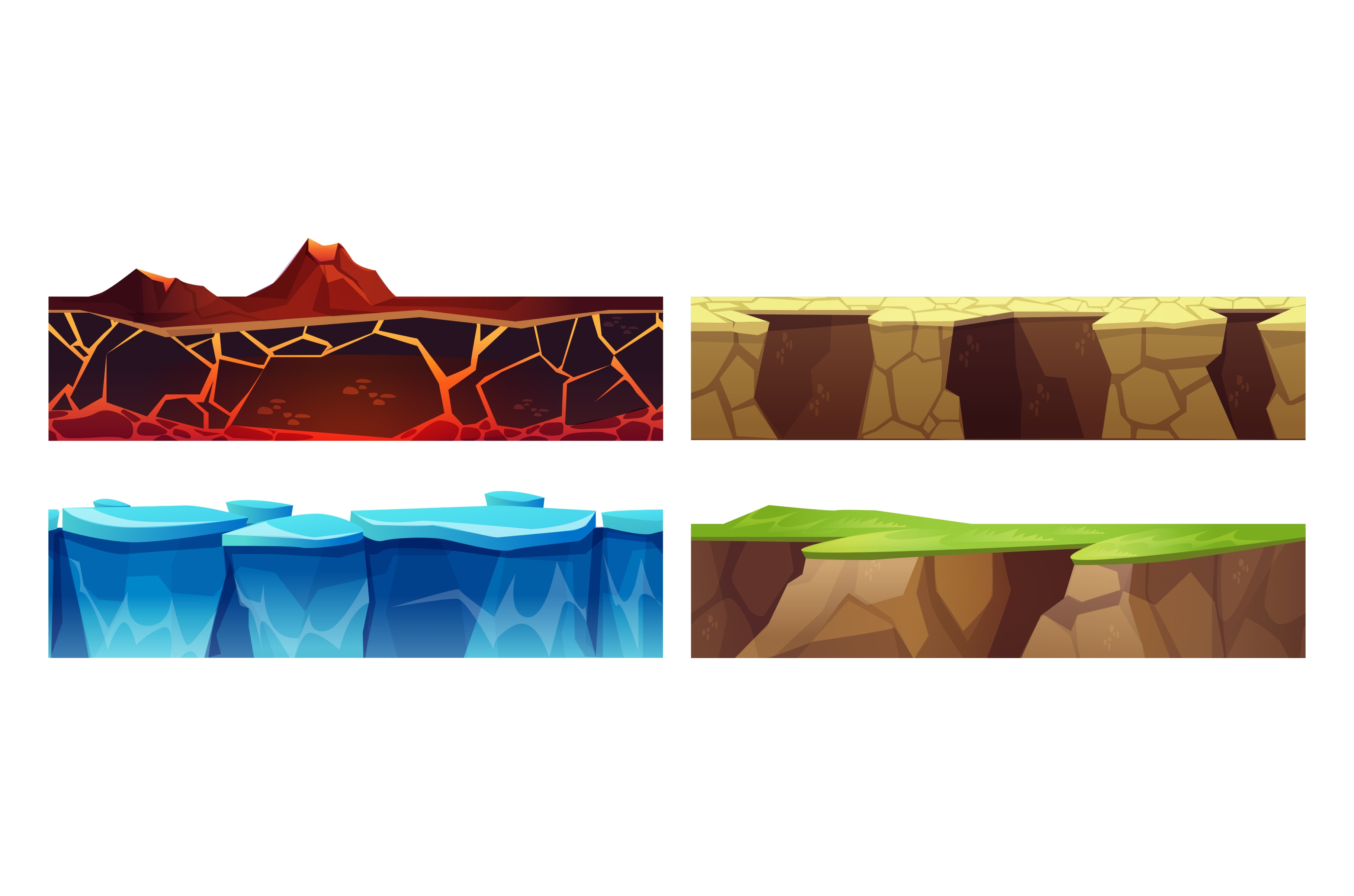 Underground layer seamless texture, an Illustration by art PVP - market