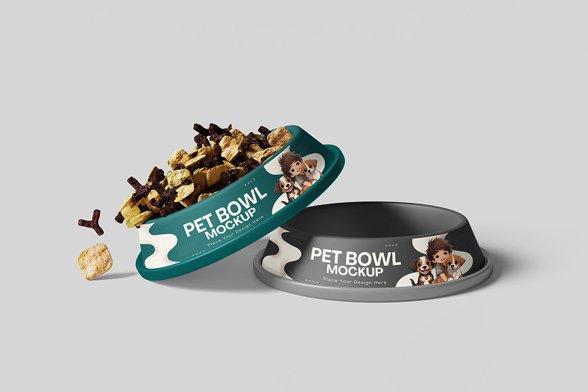 Pet Bowl Mockup, a Product Mockup by bimockup (Photo 6 of 6)