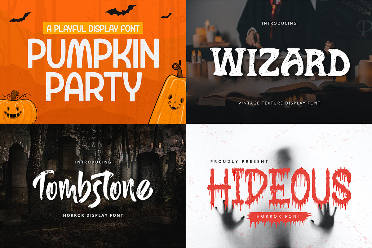 Spooky Bundle | 17 Halloween Fonts, a Script Font by Alpaprana (Photo 9 of 9)