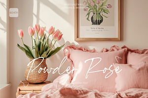 POWDER ROSE | Frame mockup set