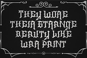 Shock Fest - Blackletter Font, a Blackletter Font by Arendxstudio (Thumbnail 5 of 8)
