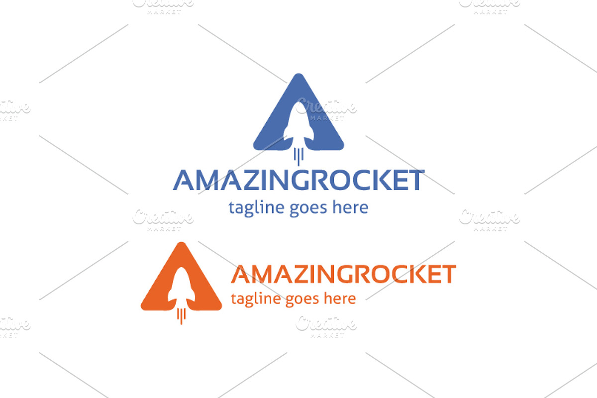 A Letter Rocket Logo, a Branding & Logo Template by Assaldesigns (Photo 3 of 5)