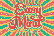 Easy Mind - Retro Serif Font, a Font by PutraCetol Studio (Thumbnail 1 of 11)