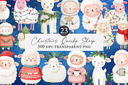 Christmas Quirky Sheep clipart, an Illustration by Designworld (Thumbnail 1 of 4)