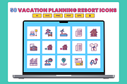 50 Resort Vacation Planning Icon Set, a Solid Icon by Flat Icons (Thumbnail 1 of 7)