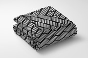 Geometric Optical Stripes, a Pattern Graphic by MalyskaStudio (Thumbnail 2 of 11)
