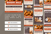 Bakery Social Media Post Template, a Social Media Template by twinstd (Thumbnail 2 of 2)