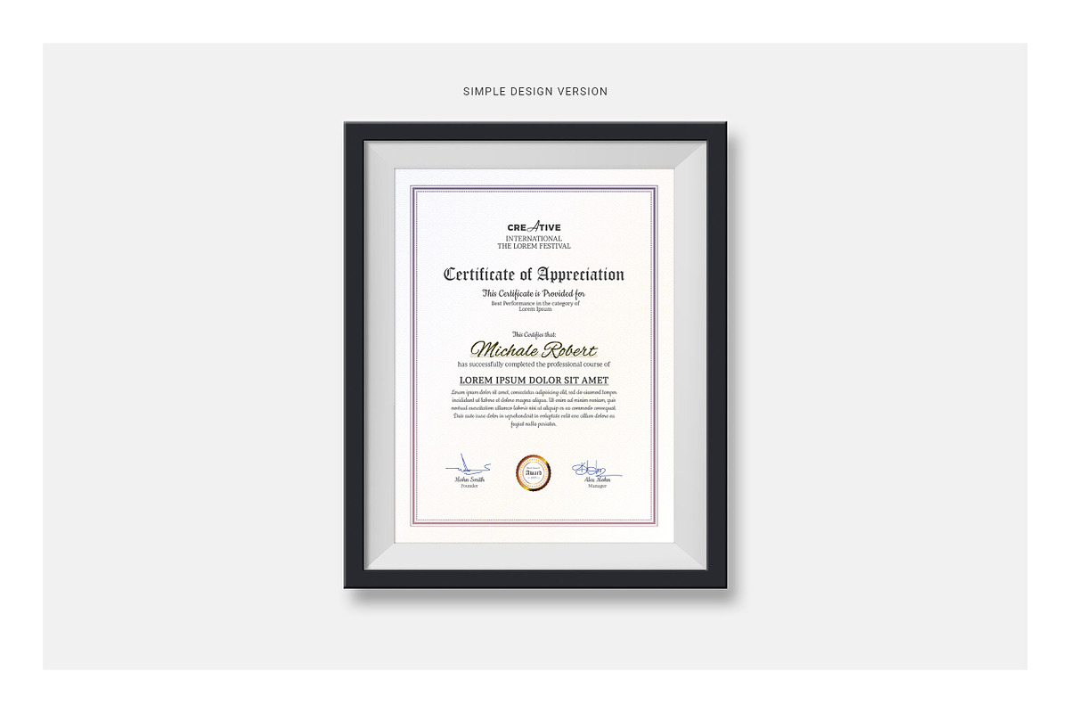 Certificate, a Stationery Template by Diverter (Photo 7 of 8)