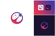 Rocket Spaceship Launch Logo, a Branding & Logo Template by ika trisiana (Thumbnail 1 of 2)