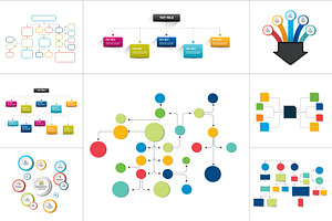 Bundle Of 125 Elements Infographics