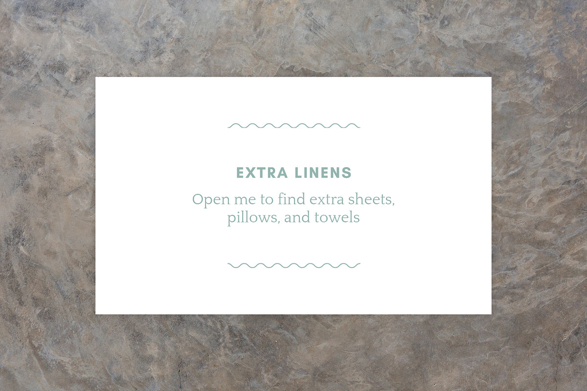 Beach House Info Signs for Airbnb, a Templates & Theme by Kin Studio (Photo 7 of 8)