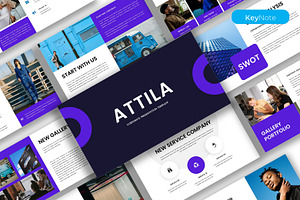 Attila – Business Keynote Template, a Presentation Template by kreatifreya