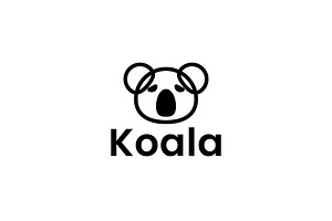 Koala logo vector icon illustration, a Branding & Logo Template by Dyn Studio