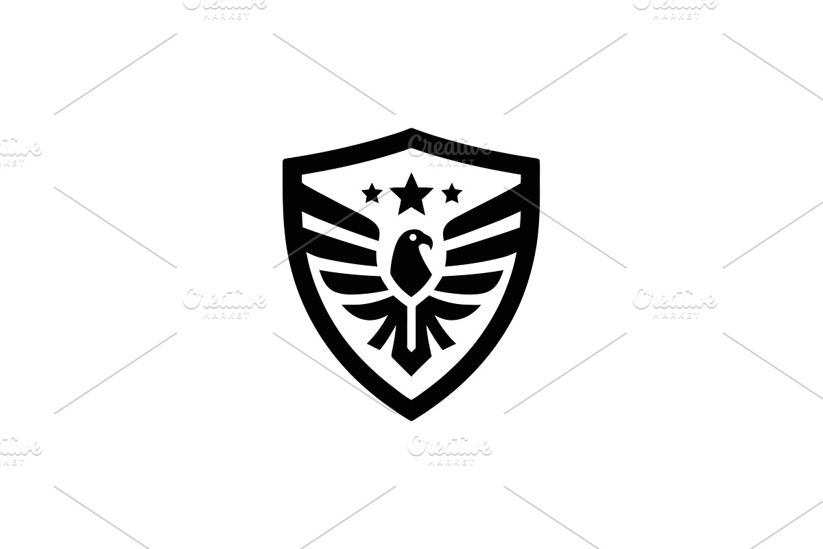 20 Minimalist Eagle Logo Bundle, a Branding & Logo Template by Vectorium Studio (Photo 9 of 21)