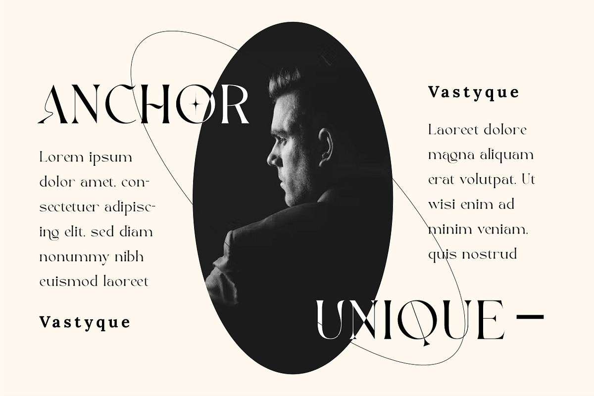 Vastyque - Modern Ligatures Serif, a Serif Font by Vesvocrea (Photo 7 of 12)