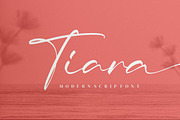 Tiara, a Script Font by Integritype Studio (Thumbnail 1 of 10)