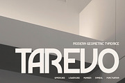 Tarevo - Modern Geometric Typeface, a Sans Serif Font by Pitchlook.Studio (Thumbnail 1 of 4)