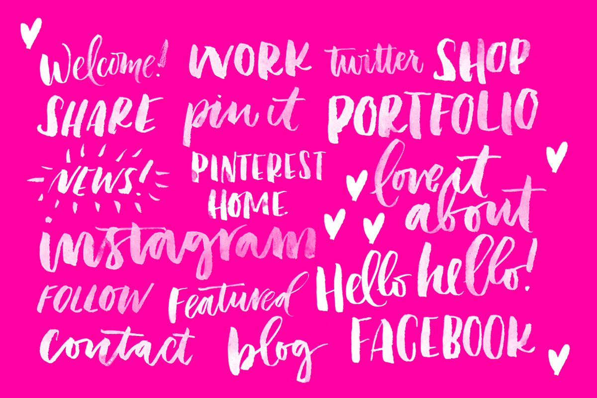 Inky Blog Kit, a Templates & Theme by Molly Jacques (Photo 2 of 5)