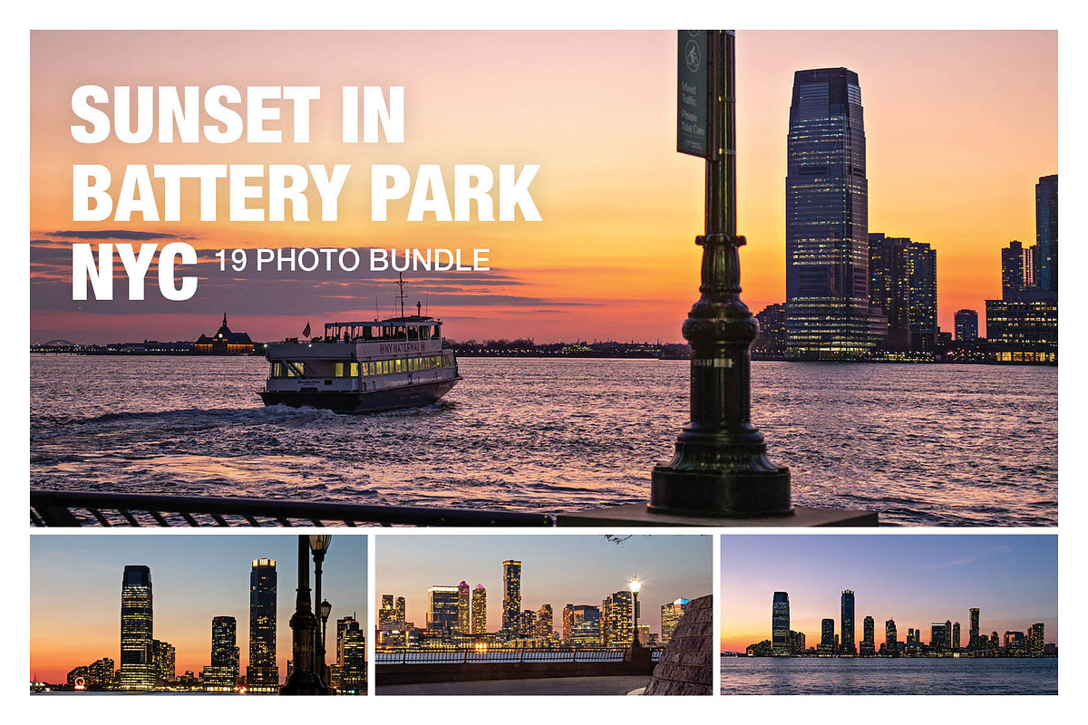 Sunset In Battery Park NYC Photos, a Transportation Photo by Full Circle Design Studio (Photo 1 of 20)