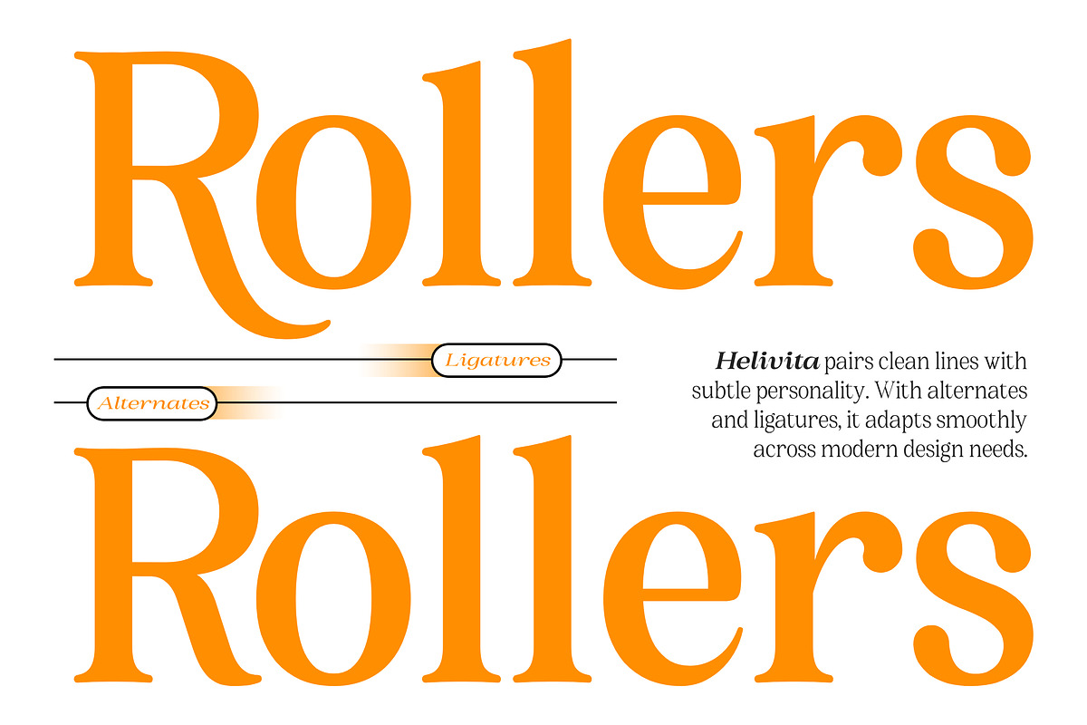 BS Helivita, a Font by Black Studio (Photo 7 of 15)