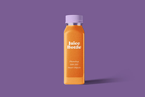 Juice Bottle Mockup, a Packaging Mockup by artimasa