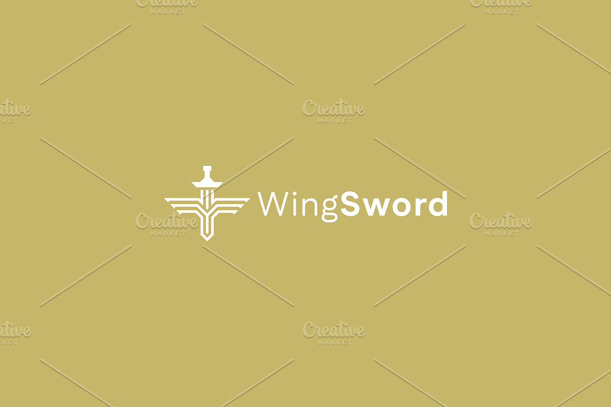Wing Sword Logo Template, a Branding & Logo Template by Graplick (Photo 7 of 7)