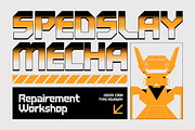 Spedslay, a Sans Serif Font by graphicook (Thumbnail 4 of 9)