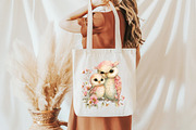 Whimsical Mother's Day owl Clipart, an Illustration by Designworld (Thumbnail 7 of 7)