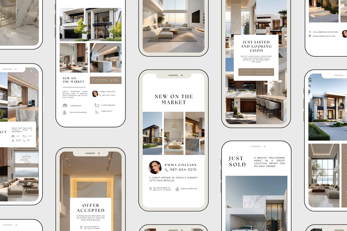 Real Estate Instagram Content Kit, a Social Media Template by Instprofi | Studio Estimo (Photo 23 of 37)