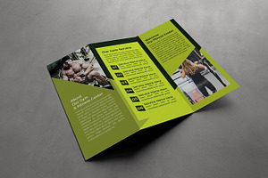 Gym Training Tri-Fold Brochure