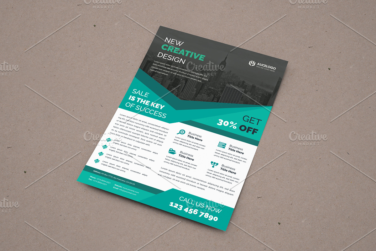 Flyer Template, a Flyer Template by Alice_s (Photo 2 of 3)
