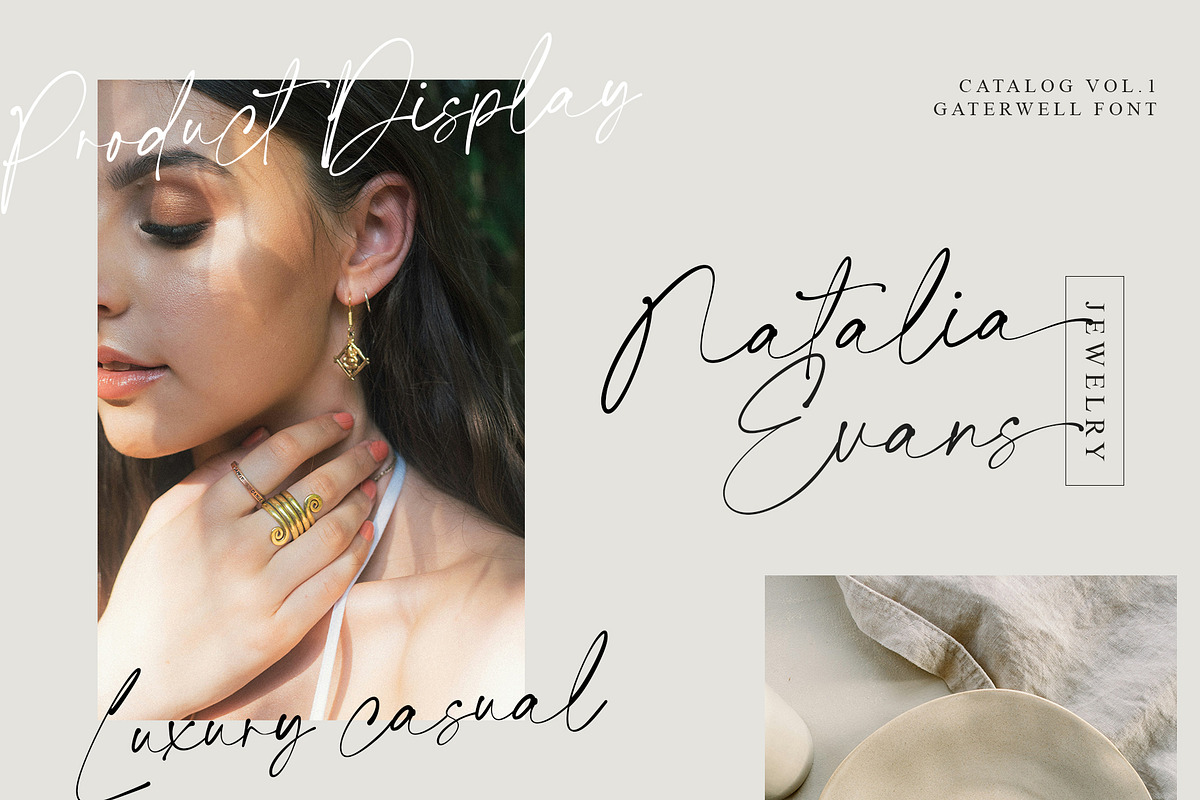 Gaterwell - Modern Chic Calligraphy, a Script Font by Myn Type (Photo 8 of 13)