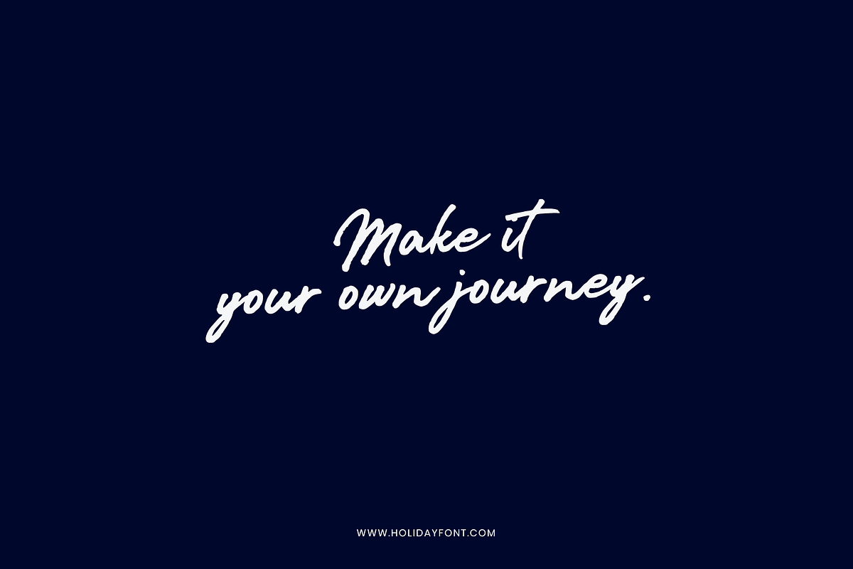 Holiday Adventure, a Handwritten Font by alphArtype (Photo 5 of 8)