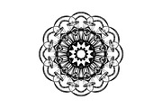 Ornamental Black White Mandala Pack, a Decorative Illustration by NJ Himel (Thumbnail 22 of 103)