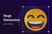 Happy Emoji 3D Illustration, a Characters & Person 3D Model by Vektora Studio (Thumbnail 3 of 6)