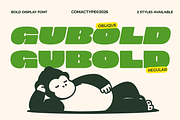 Gubold - Bold Display Typeface, a Sans Serif Font by Comactype Foundry (Thumbnail 1 of 11)
