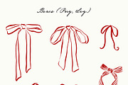 Christmas Frames & Bows Whimsy Set, an Object Graphic by Calamar Studio (Thumbnail 11 of 12)