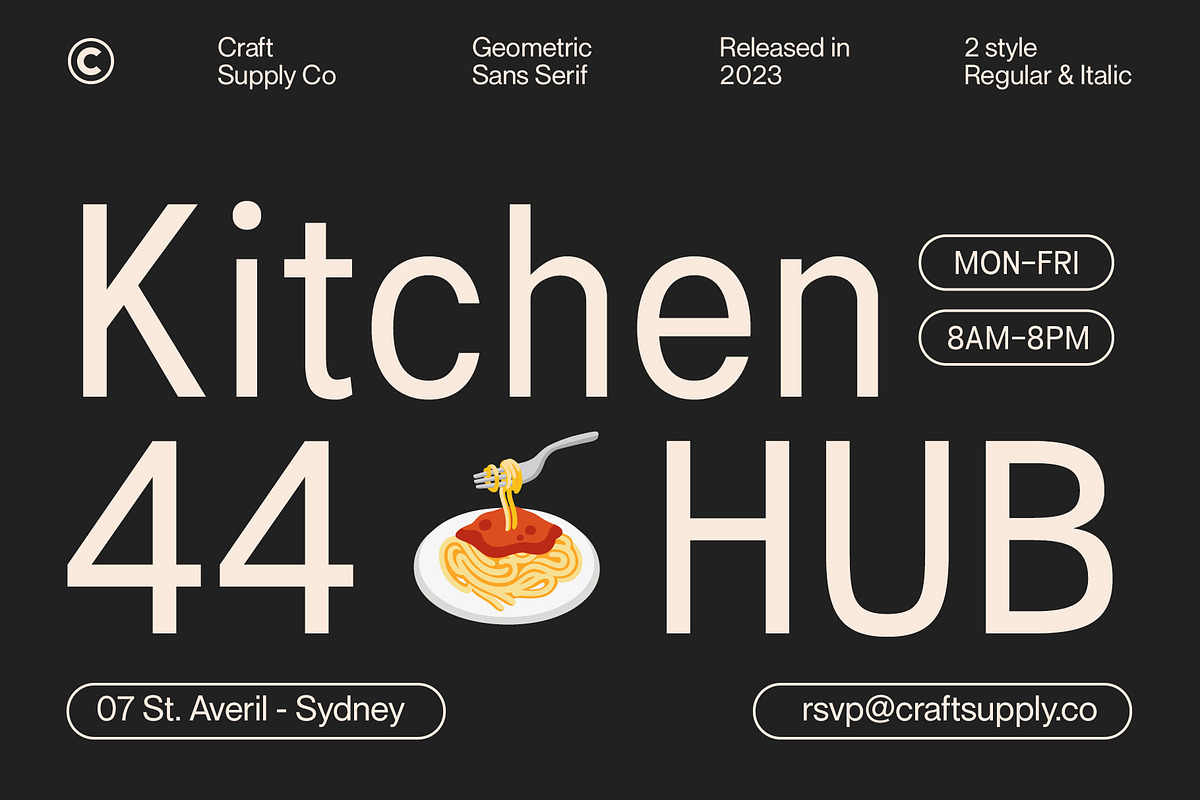 Campeno – Geometric Sans Serif, a Sans Serif Font by Craft Supply Co. (Photo 8 of 8)
