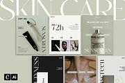 Rose - Skin Care Instagram Post, a Social Media Template by Templeste (Thumbnail 1 of 5)