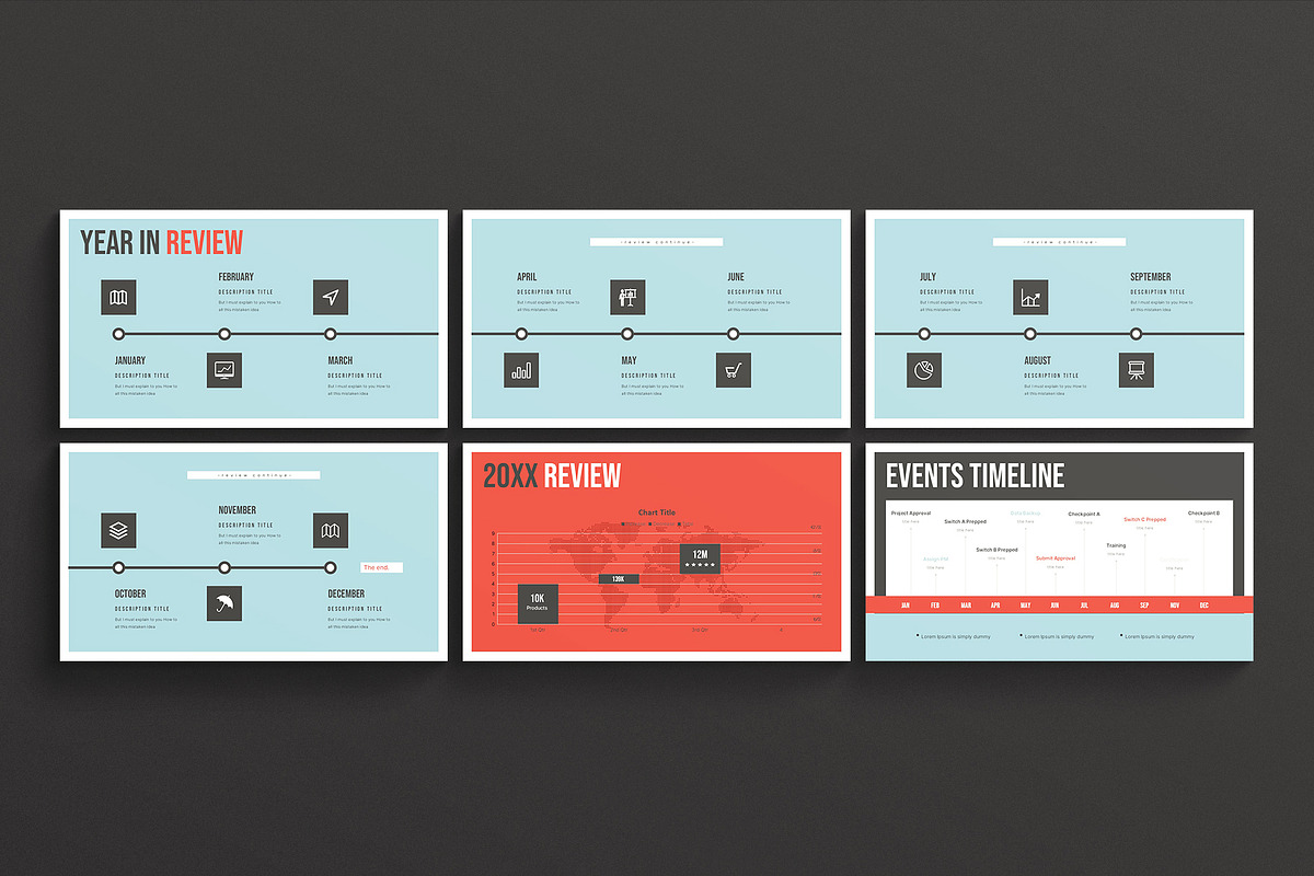 Annual Report Presentation Template, a Presentation Template by ArtisanaAura (Photo 7 of 12)