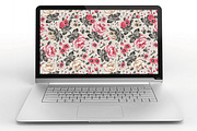 Seamless Flowers Peonies Chamomile, a Pattern Graphic by Vintage (Thumbnail 11 of 11)
