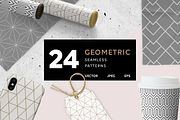 Set of Geometric seamless patterns., a Pattern Graphic by Getalo Viktoriia (Thumbnail 1 of 9)