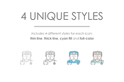 The Doctor Is In - Medical Icon Set, an Outline Icon by Linseed Studio (Thumbnail 2 of 4)