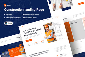 Builder - Construction Landing Page