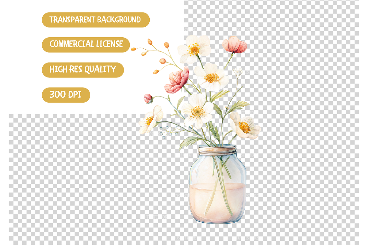 Honey Bee Garden Illustration Pack, an Illustration by TatiMockup (Photo 3 of 3)